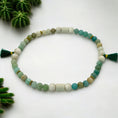 Bild in Galerie-Betrachter laden, Zeckenhalsband Naturstein GRÜNE OASE