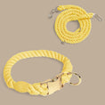 Bild in Galerie-Betrachter laden, Hundehalsband & Hundeleine GELB FLOWER