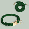 Bild in Galerie-Betrachter laden, Hundehalsband & Hundeleine GRÜN TREE