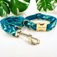 Bild in Galerie-Betrachter laden, Hundehalsband & Hundeleine GRÜNE LAGOON