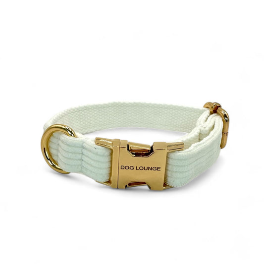 Hundehalsband WEISS STRIPE